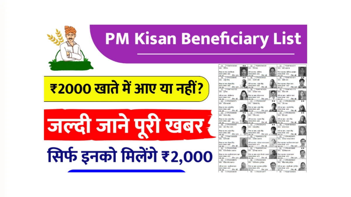 PM Kisan Beneficiary List