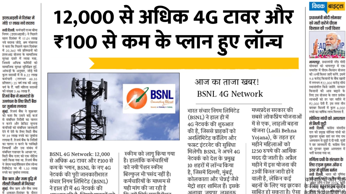 BSNL 4G Network